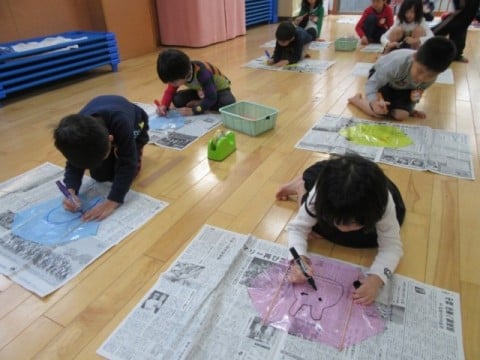 2018年スタート！！年長児さんは卒園までにいろいろなことにチャレンジ中